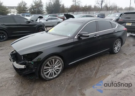2015 Hyundai Genesis 5.0 z USA, uszkodzony, nr VIN KMHGN4JF3FU074651